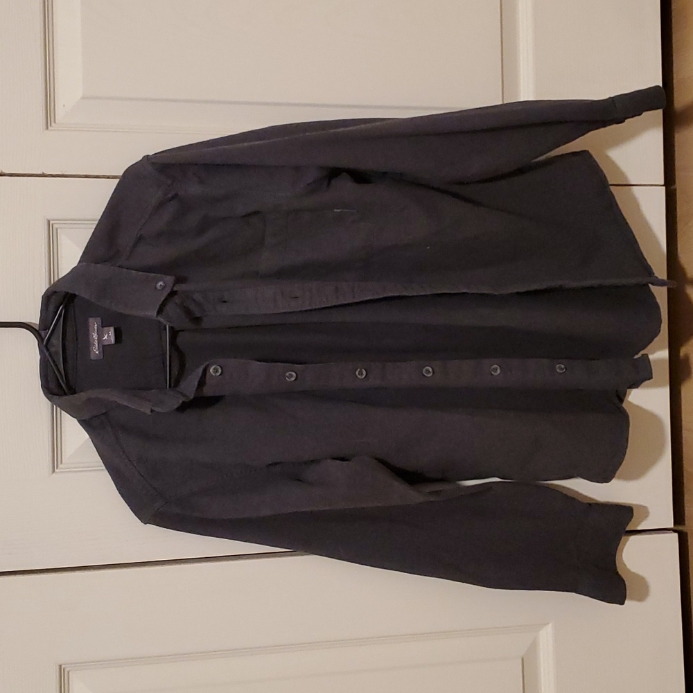 Eddie Bauer Favorite Flannel Classic Fit Men's Button Down - Solid